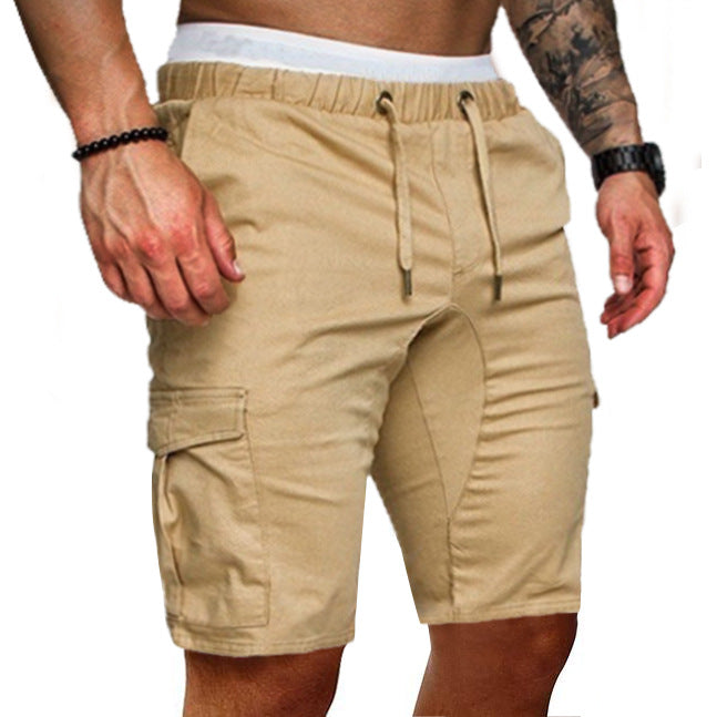 Shorts Men's Loose Casual Thin Belt Casual Sports Shorts - cas7m