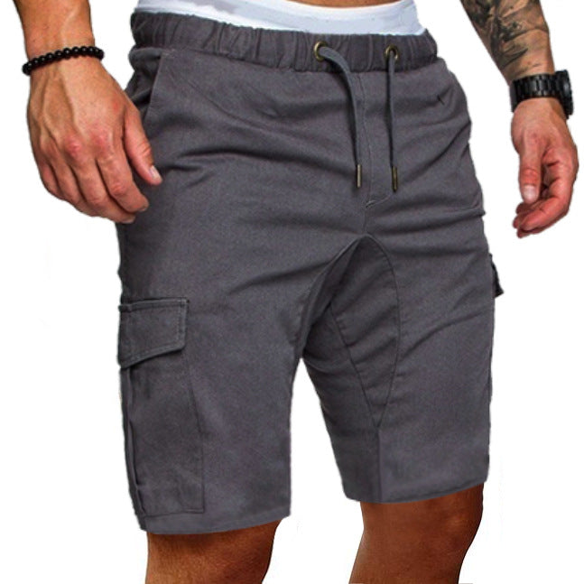 Shorts Men's Loose Casual Thin Belt Casual Sports Shorts - cas7m