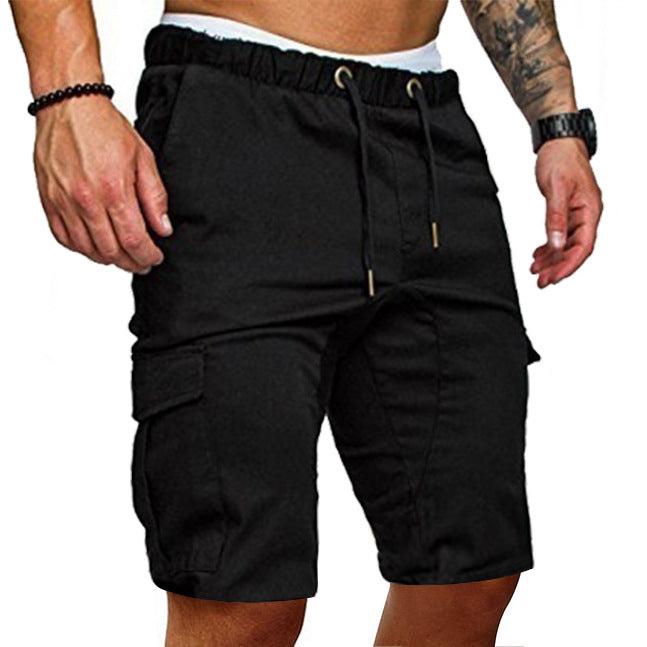 Shorts Men's Loose Casual Thin Belt Casual Sports Shorts - cas7m