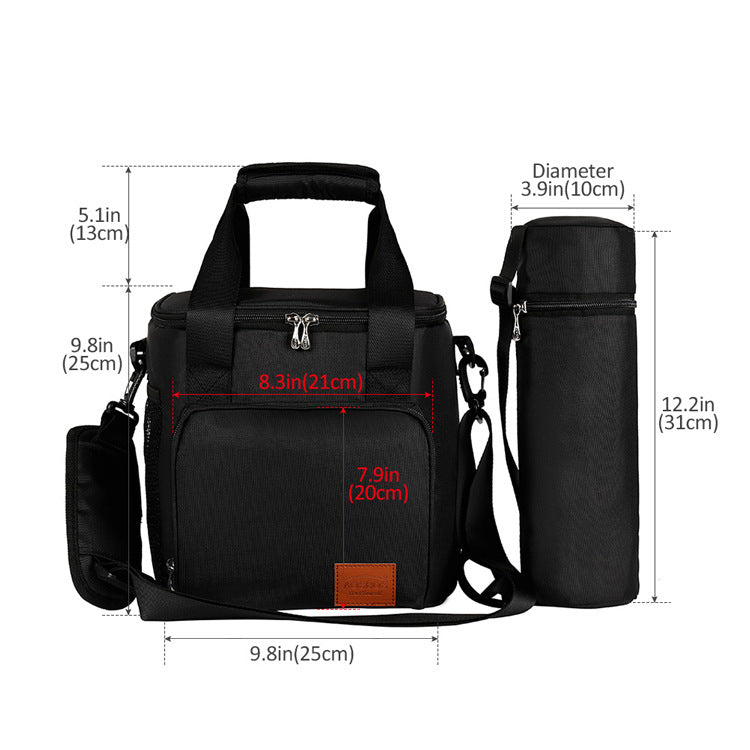 Portable Thermal Lunch Bags For Women Kids Men Fashion Picnic Cooler Lunch Bag Insulated Travel Food Tote Bags Box - cas7m