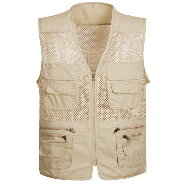 Summer Mesh Work Clothes Vest Men'S Vest - cas7m