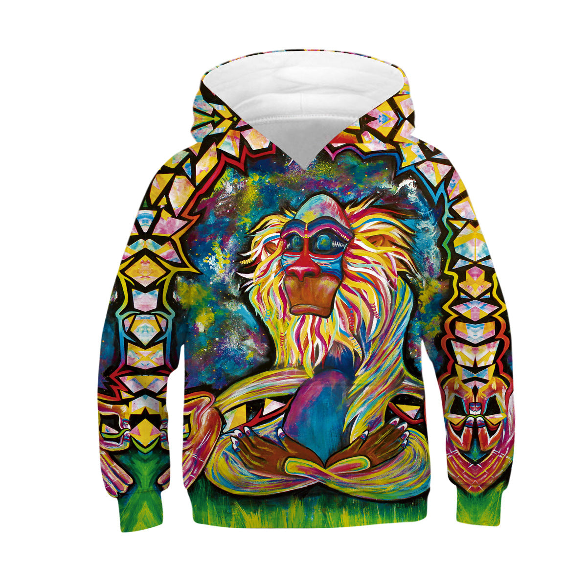 Digital Printed Children's Hooded Sweater For Kids - cas7m