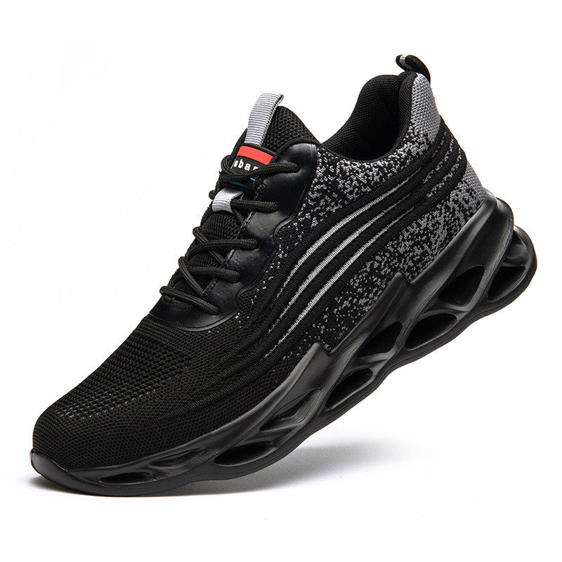 Men Work Safety Shoes Anti-Puncture Working Sneakers Male Indestructible Work Shoes Men Boots Lightweight Men Shoes Safety Boots - cas7m