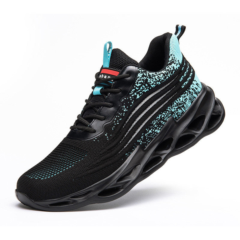 Men Work Safety Shoes Anti-Puncture Working Sneakers Male Indestructible Work Shoes Men Boots Lightweight Men Shoes Safety Boots - cas7m
