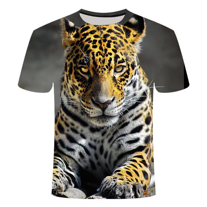 Lion Anime 3d Printed T-shirt - cas7m