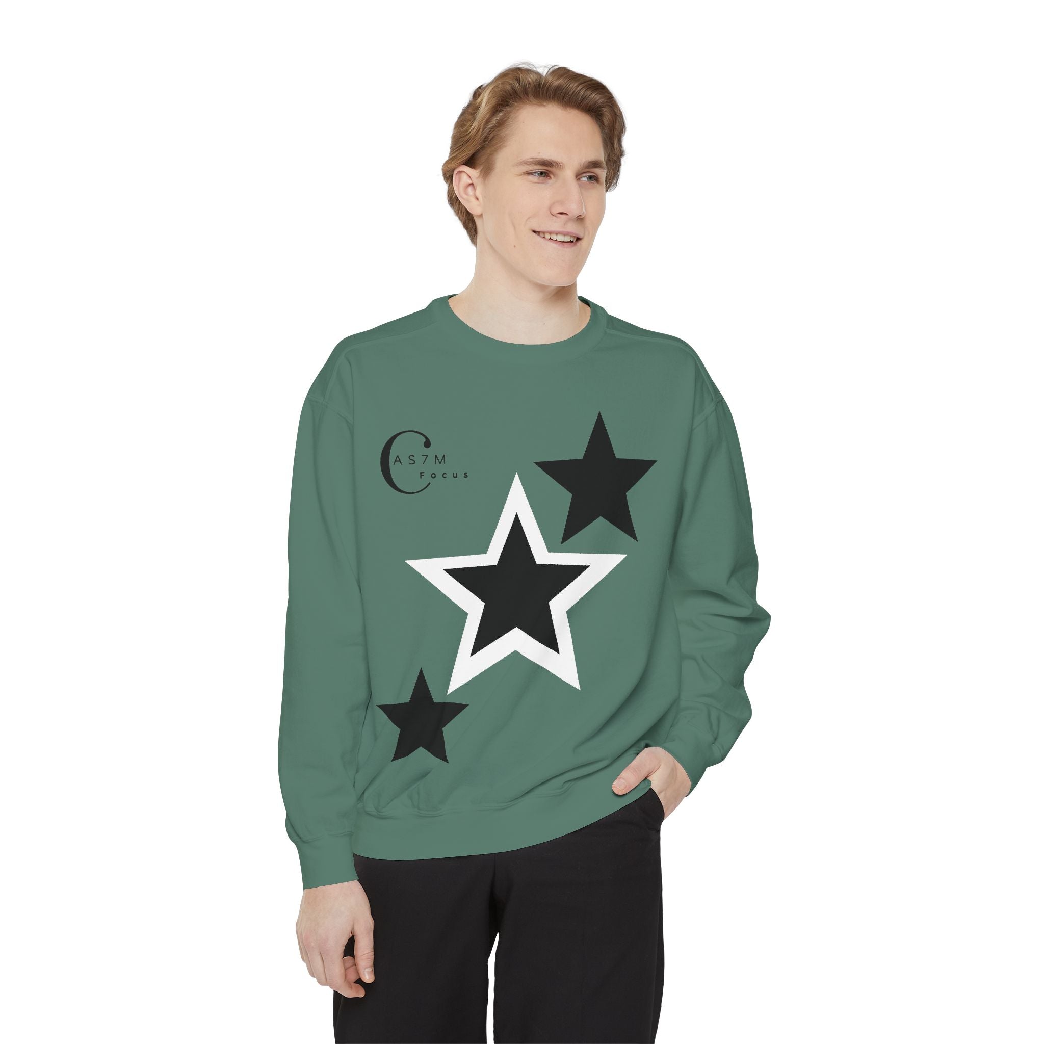 Unisex Garment-Dyed Sweatshirt - cas7m