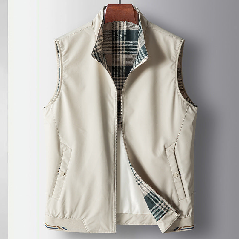 Luxury Fashion Sleeveless Waistcoat Vest Casual Vest - cas7m