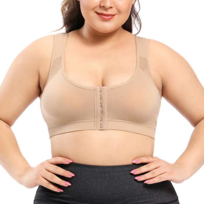 Shockproof gathered posture correction bra - cas7m