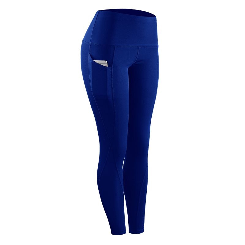 Women Compression Skinny Fitness Leggings Women Stretch Sportswear Casual Leggings Pants with Pocket - cas7m
