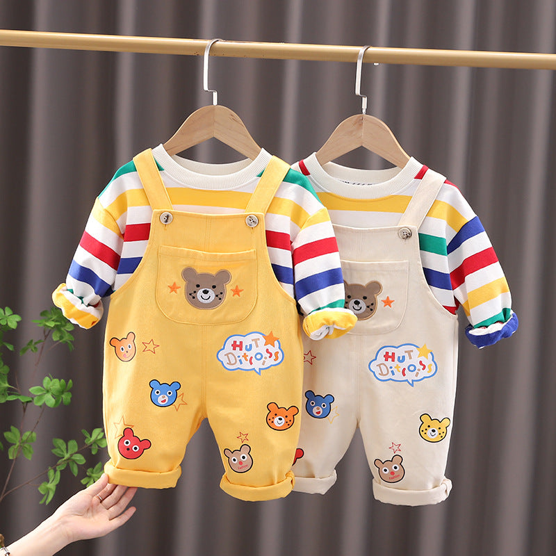 Boys' Top Overalls Suit - cas7m