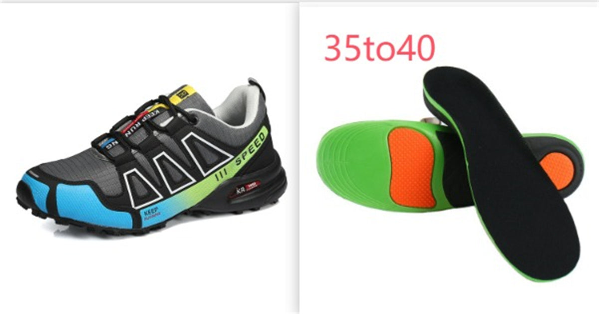 Summer Hiking Shoes Outdoor Shoes Men's Super Lightweight Breathable Shock Absorption Off-road Trekking Shoes - cas7m
