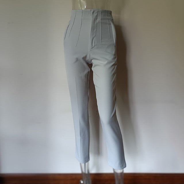Women's Casual Fashion Straight Leg Pants - cas7m