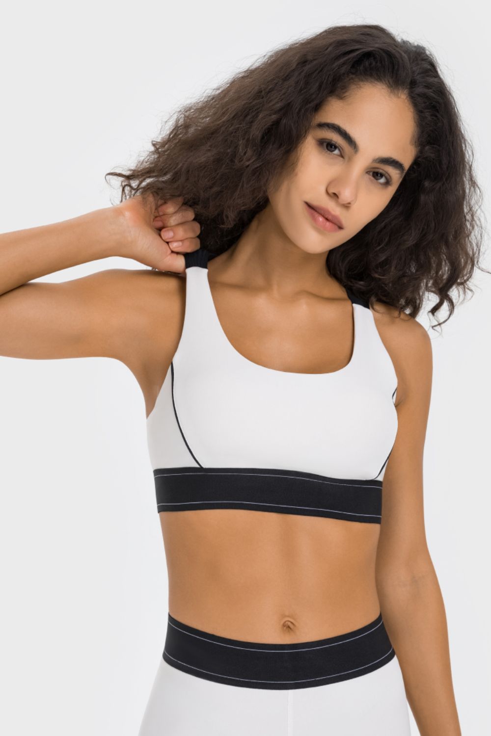 Millennia Contrast Sports Bra - cas7m