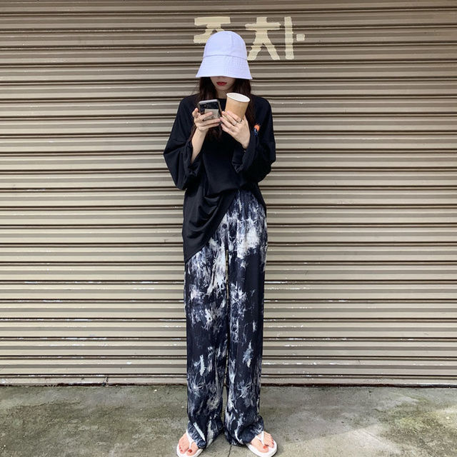 High Waist Loose Wide Leg Casual Dress Pants for Women