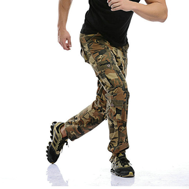 Comfortable Loose Camouflage Multi-Pocket Men's Pants