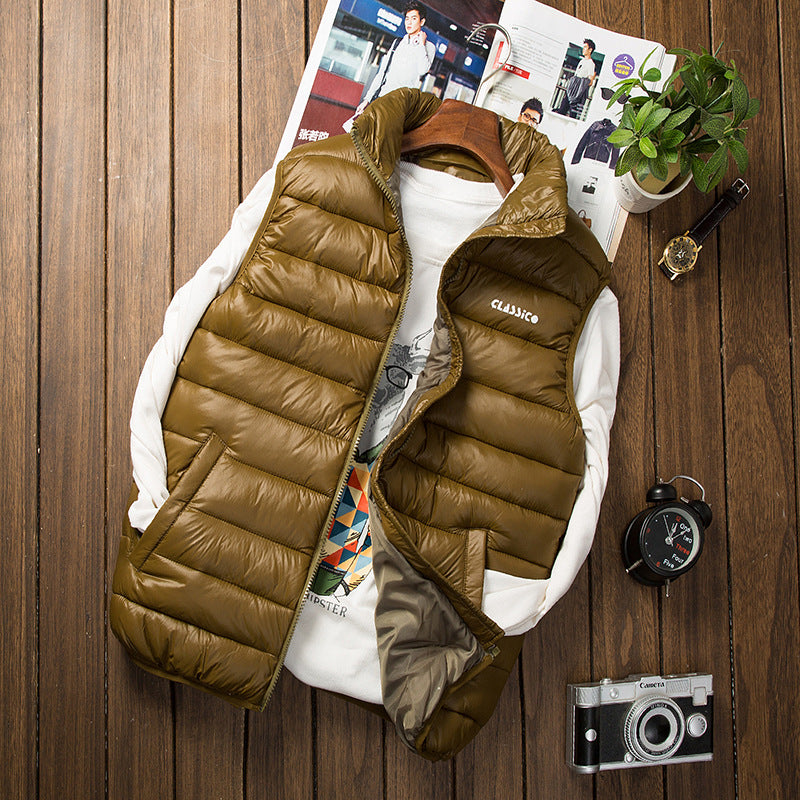 Men's plush vest cotton clothes vest - cas7m