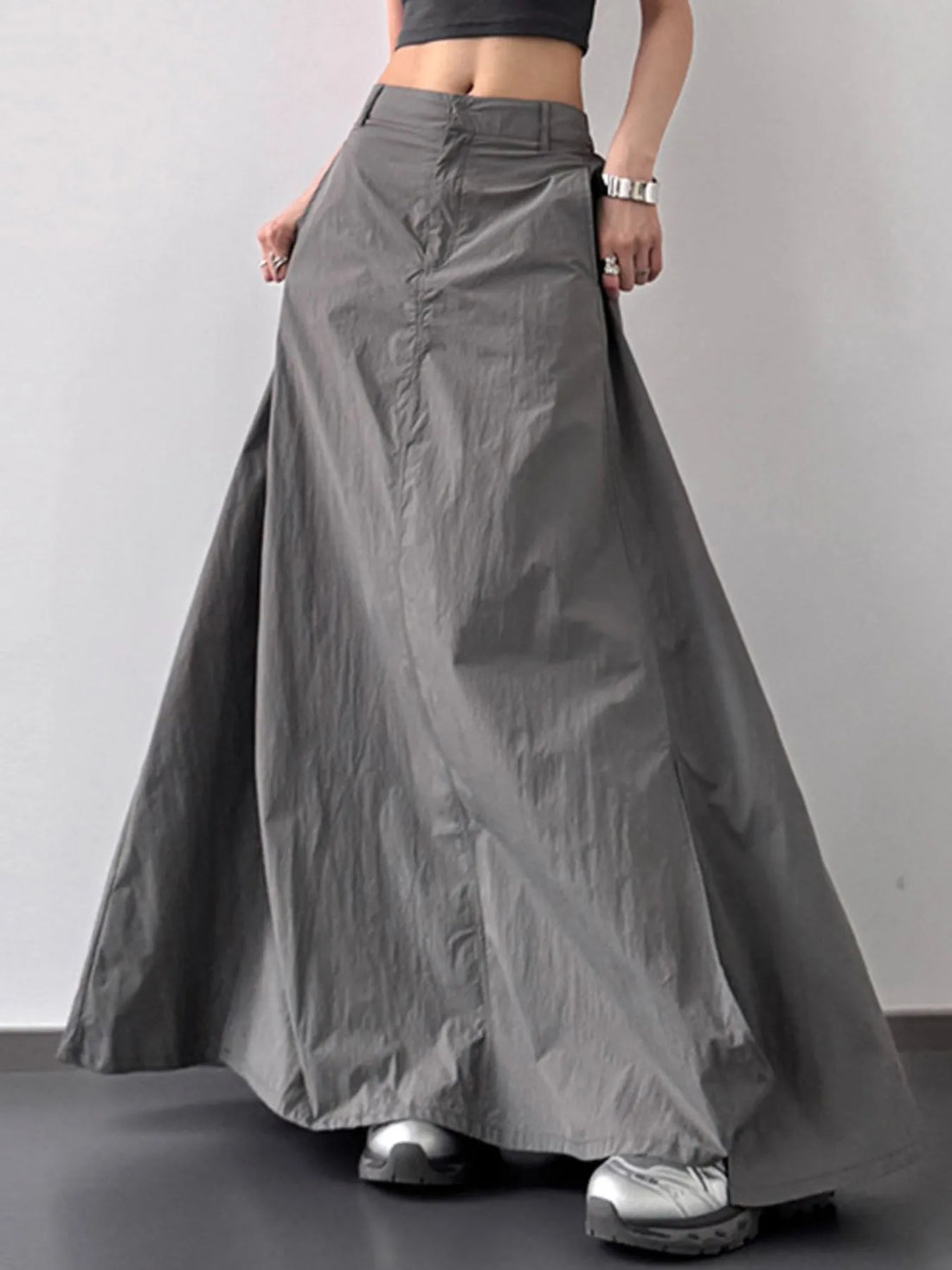 High Waist Slit Maxi Skirt - cas7m