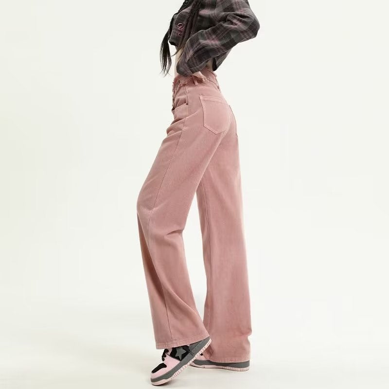 2023 Spring Women's High-Waist Wide-Leg Jeans