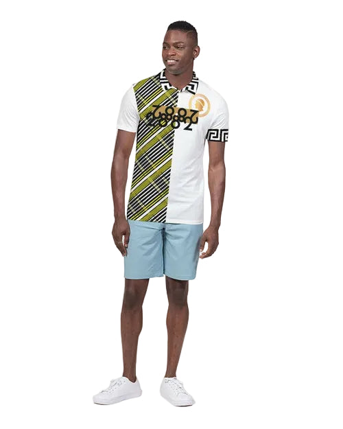 2882Sport™ Greeky Prepster Men's Slim Fit Short Sleeve Polo Shirt