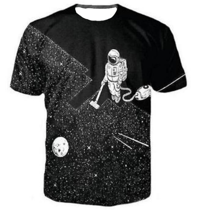 3D printed astronaut T-shirt - cas7m