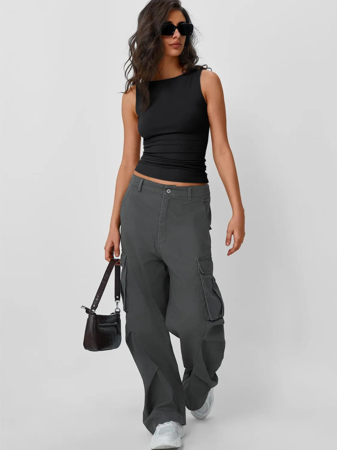 2 Piece Round Neck Tank - cas7m