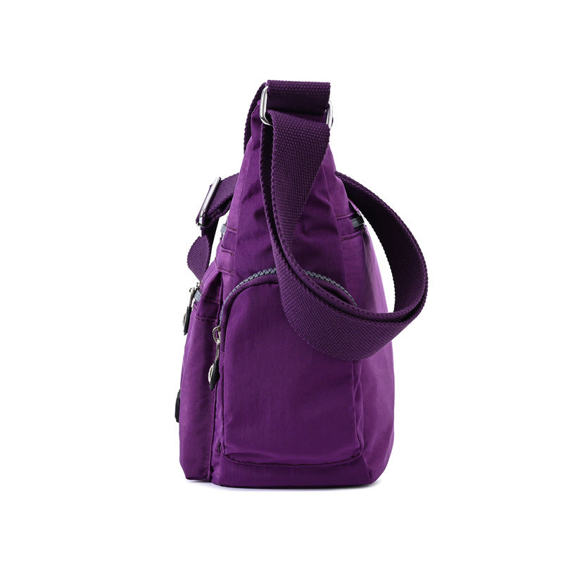 Retro European Nylon Messenger Bag - Stylish Colors & Versatile Use - cas7m
