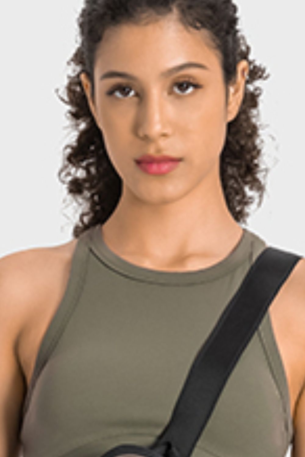 Millennia Racerback Cropped Sports Tank - cas7m