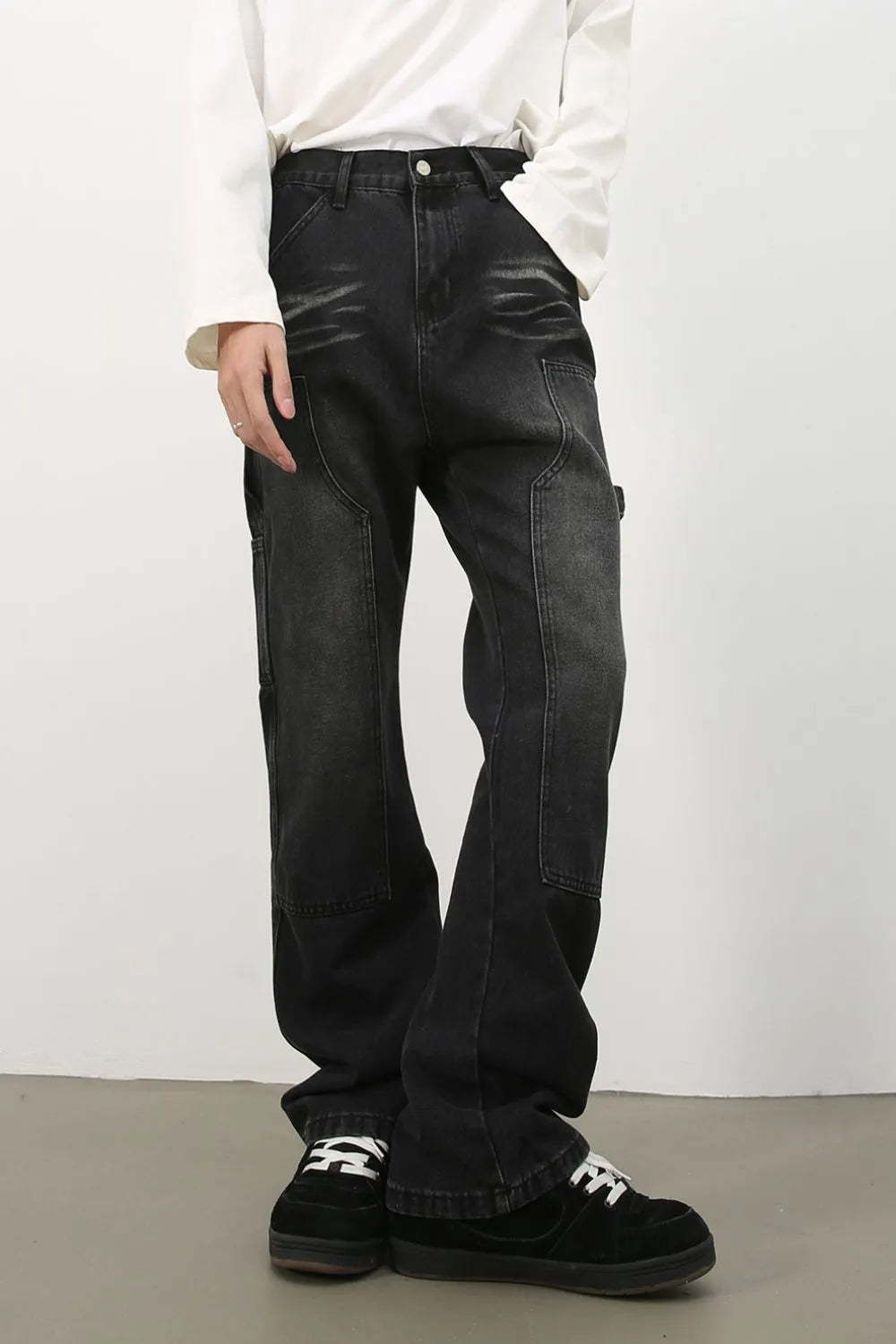 Men's Baggy Jeans with Pockets - cas7m