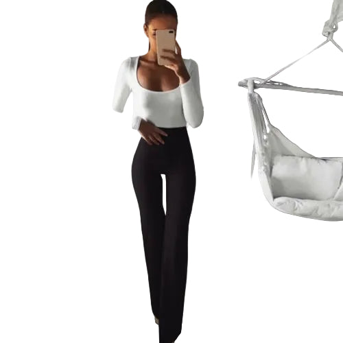 Comfortable High Waist Wide Leg Casual Pants for Women