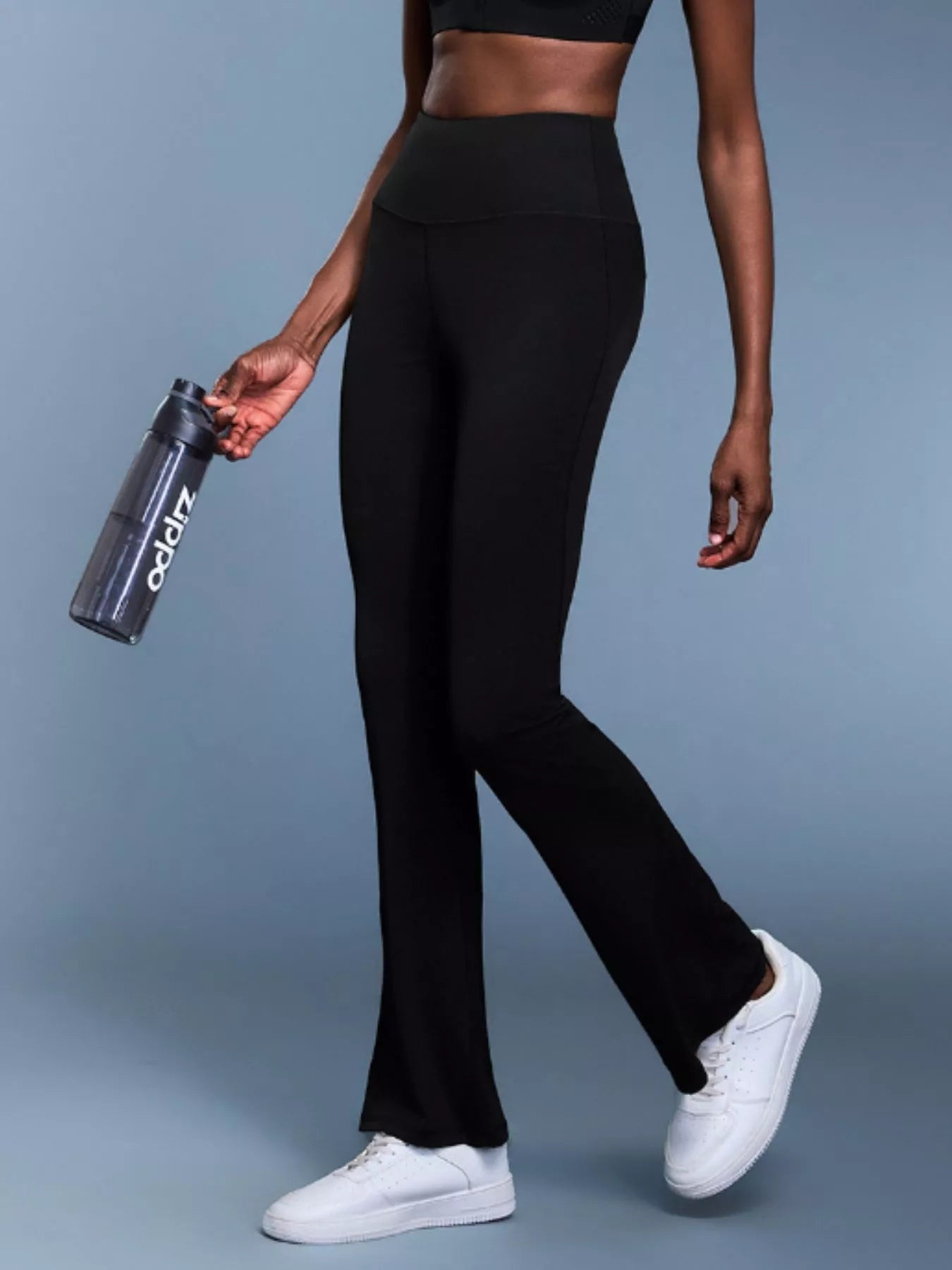 High-Waisted Flare Active Pants - cas7m