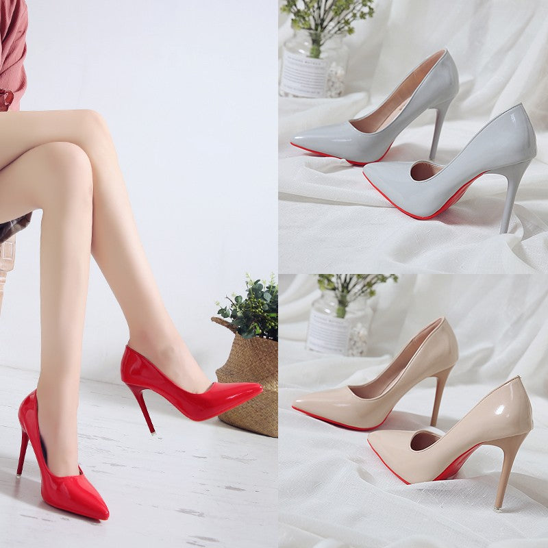 2020 Spring New Women's Pointed Toe High Heels