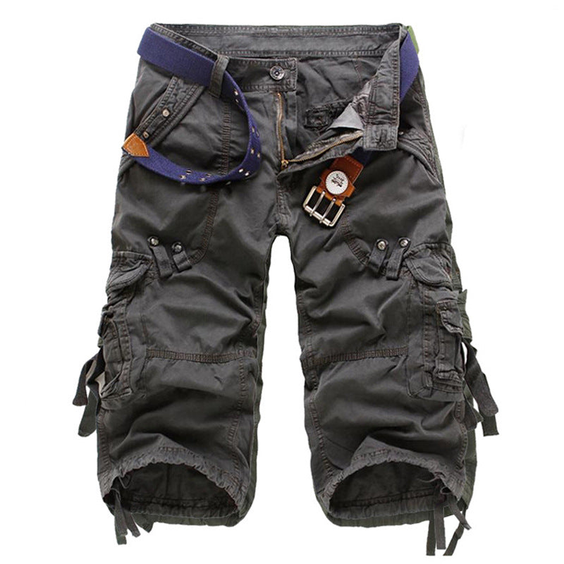 Men's Loose Multi-pocket Cargo Pants - cas7m
