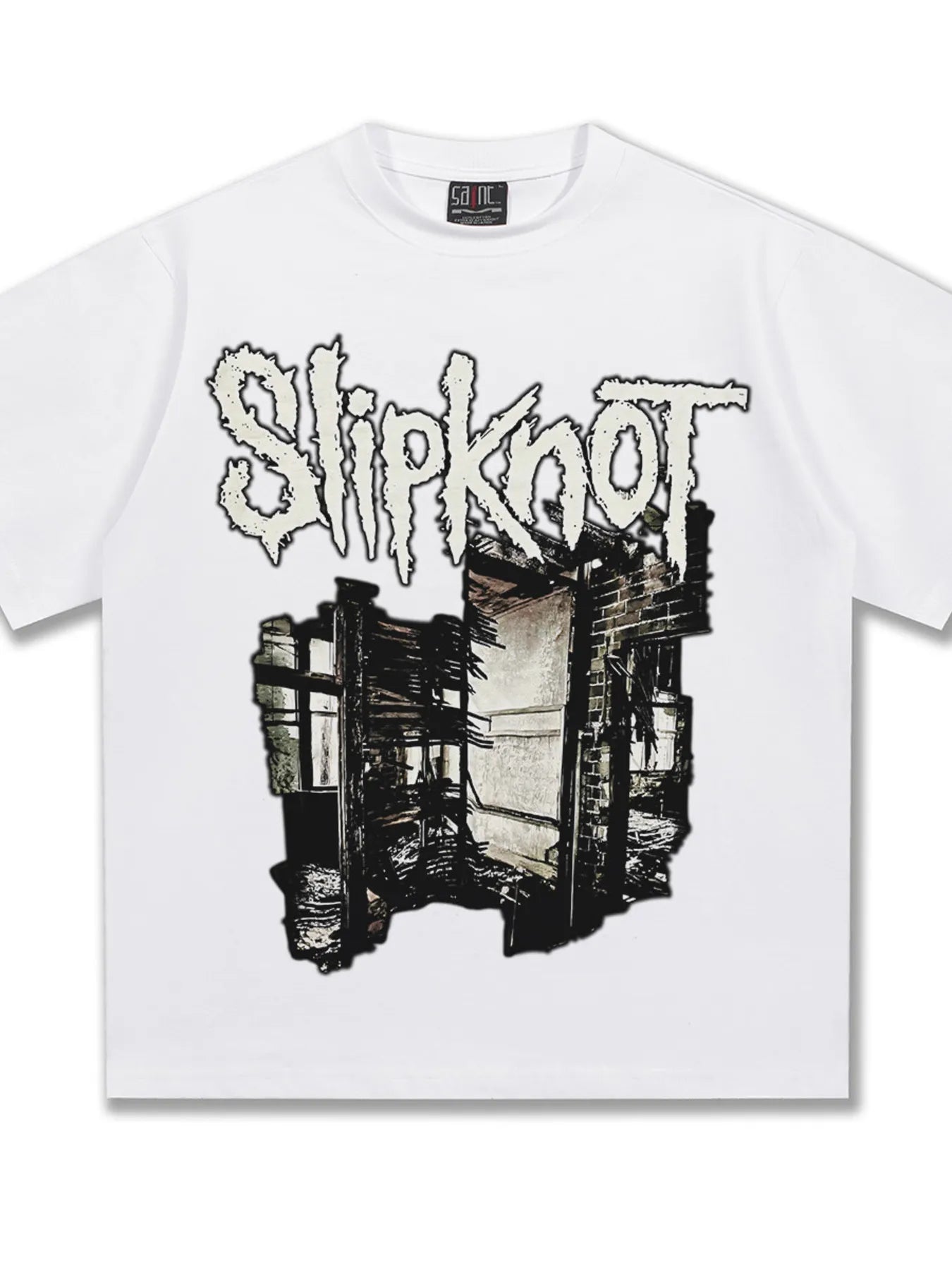 Men's Graphic Round Neck Short Sleeve T-Shirt - cas7m