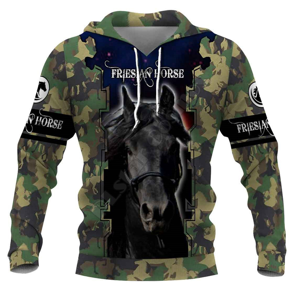 Camouflage Dog 3D Digital Printed Sweatshirt Hoodie - cas7m