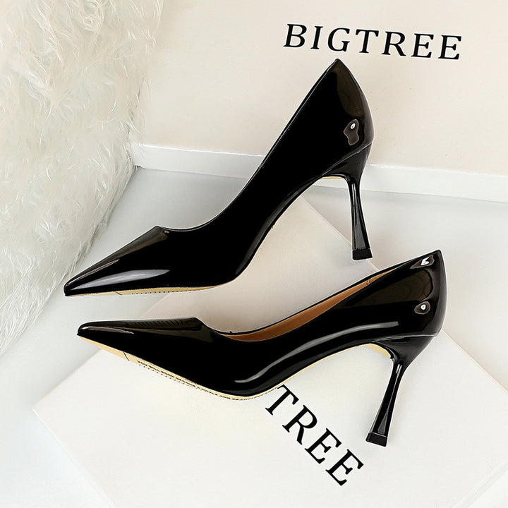 Fashionable Slim Pointed-Toe High Heels (Single Pair)