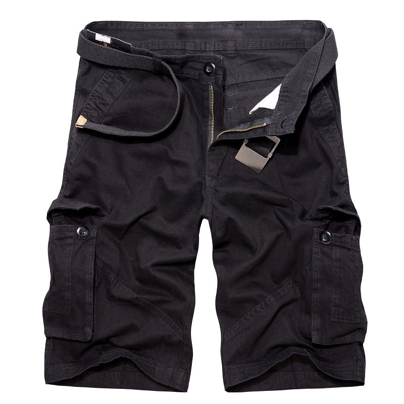 Plus Size Men's Multi Pocket Cargo Shorts