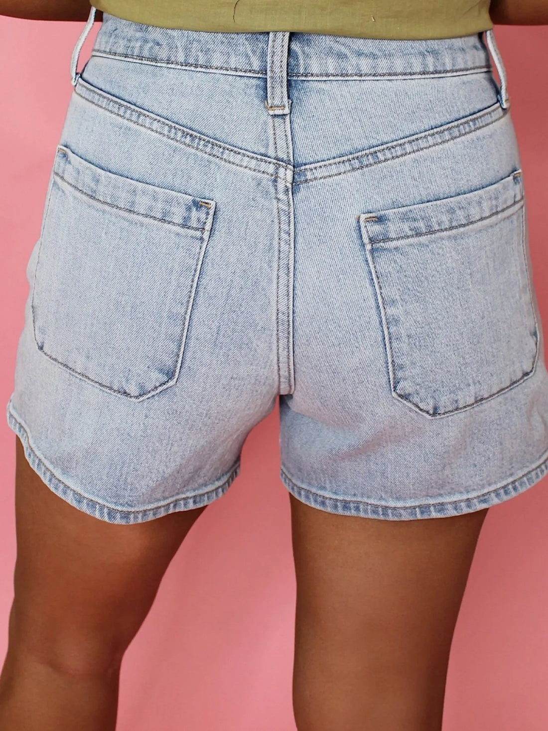 Stylish Cotton Blend Pocketed Shorts - Machine Washable - cas7m