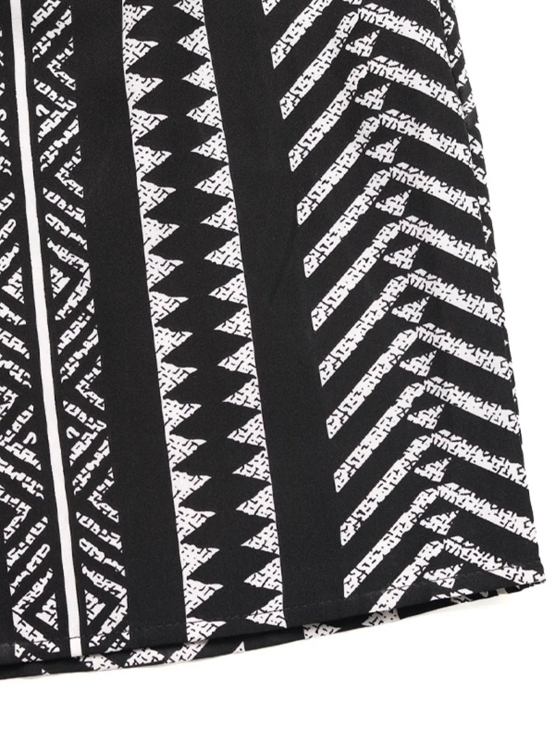 Printed High Waist Skirt - cas7m