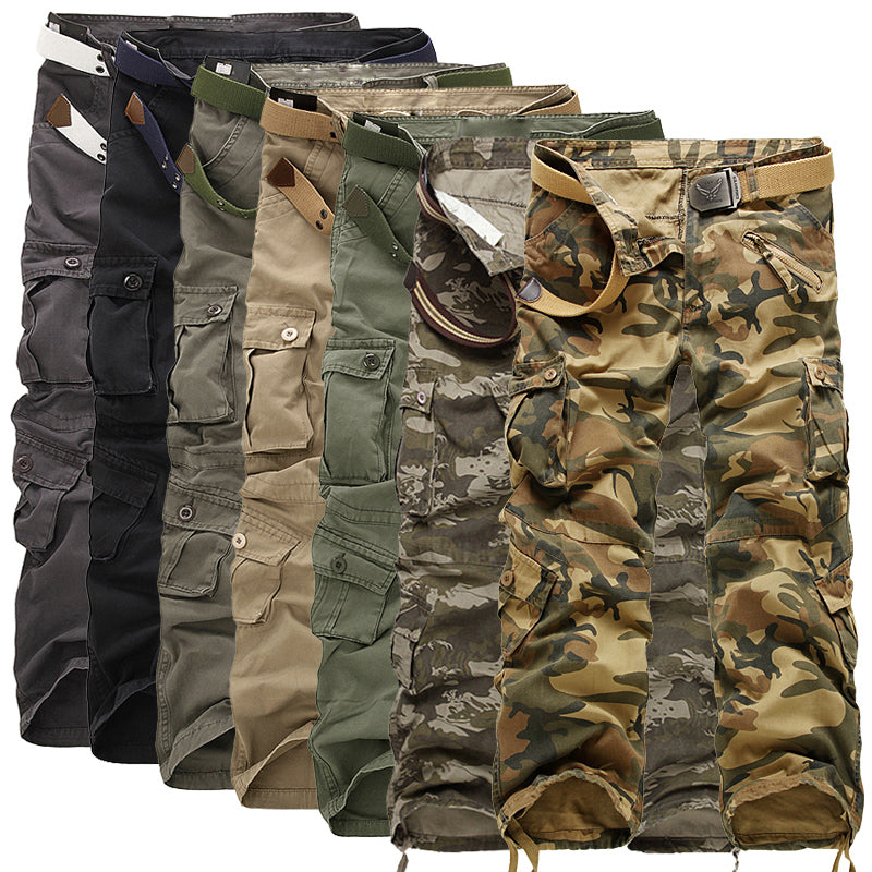Comfortable Loose Camouflage Multi-Pocket Men's Pants
