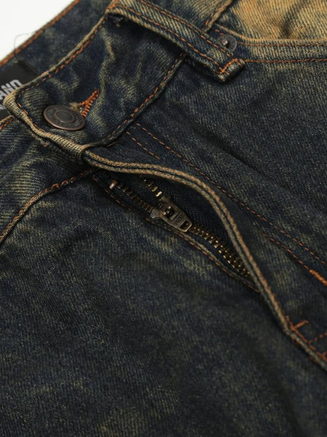 Men's Washed Flare Jeans - cas7m