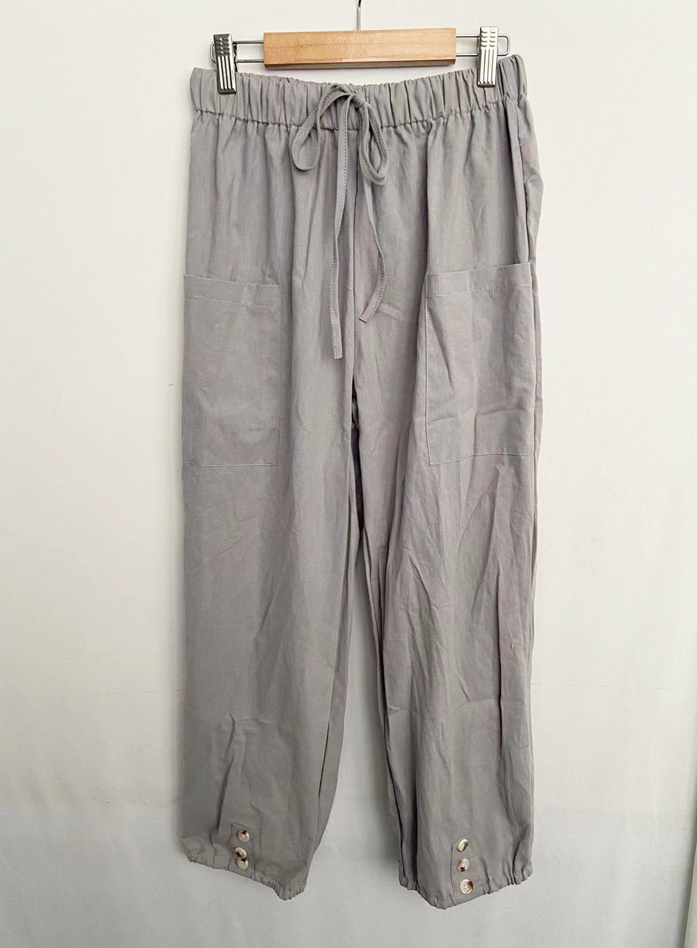 Women's Casual Nine-point Pants Wide Leg - cas7m