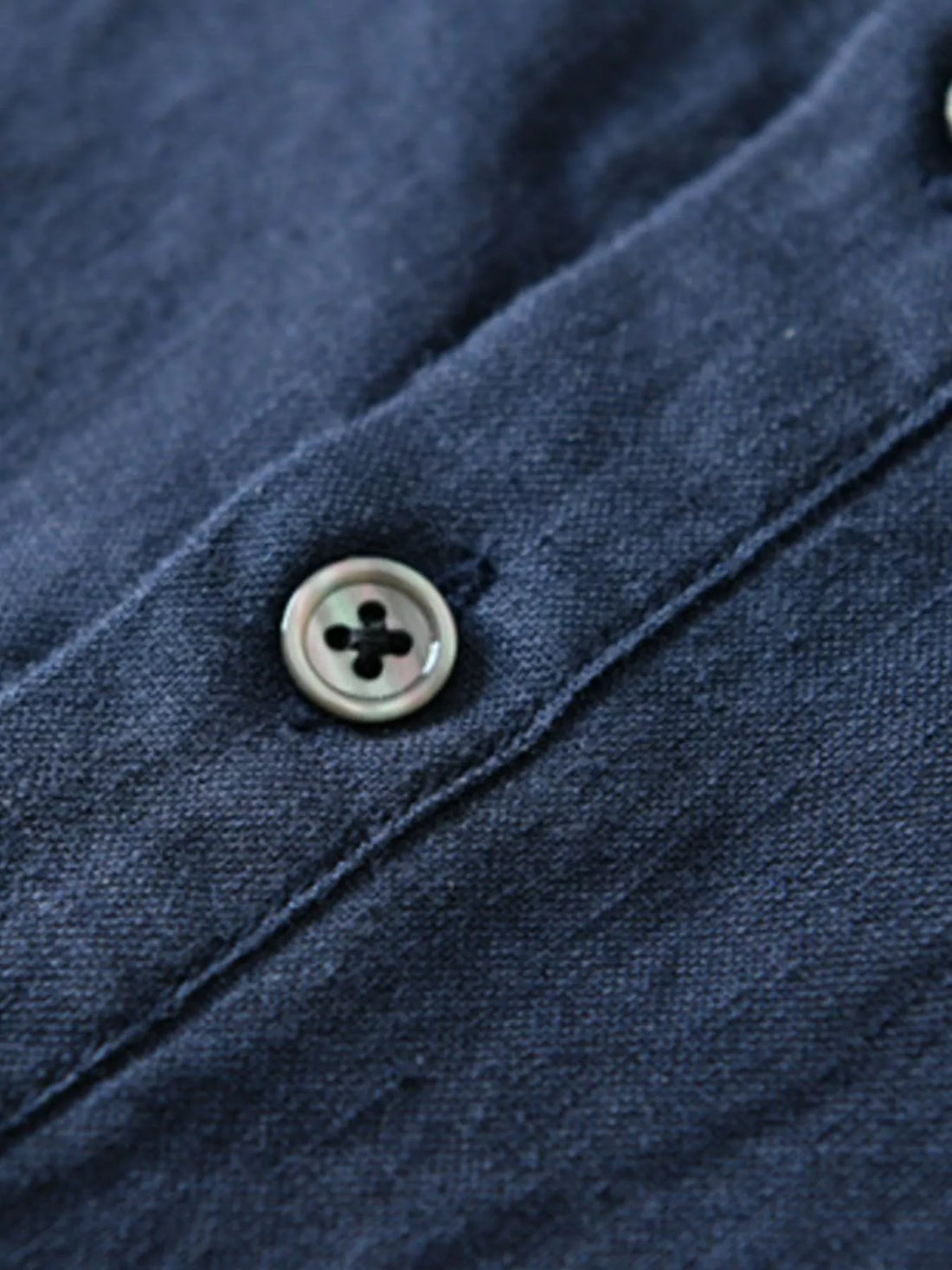 Men's Plus Size Casual Button Detail Shirt with Pocket - cas7m
