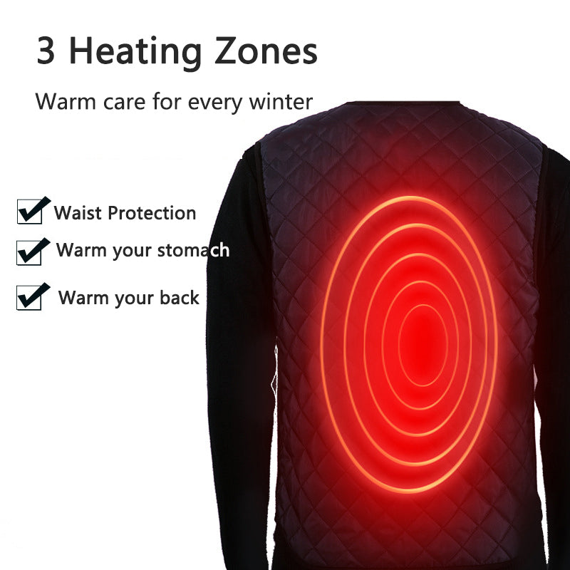 Smart Bluetooth Thermostat Heating Vest Warm Vest - cas7m
