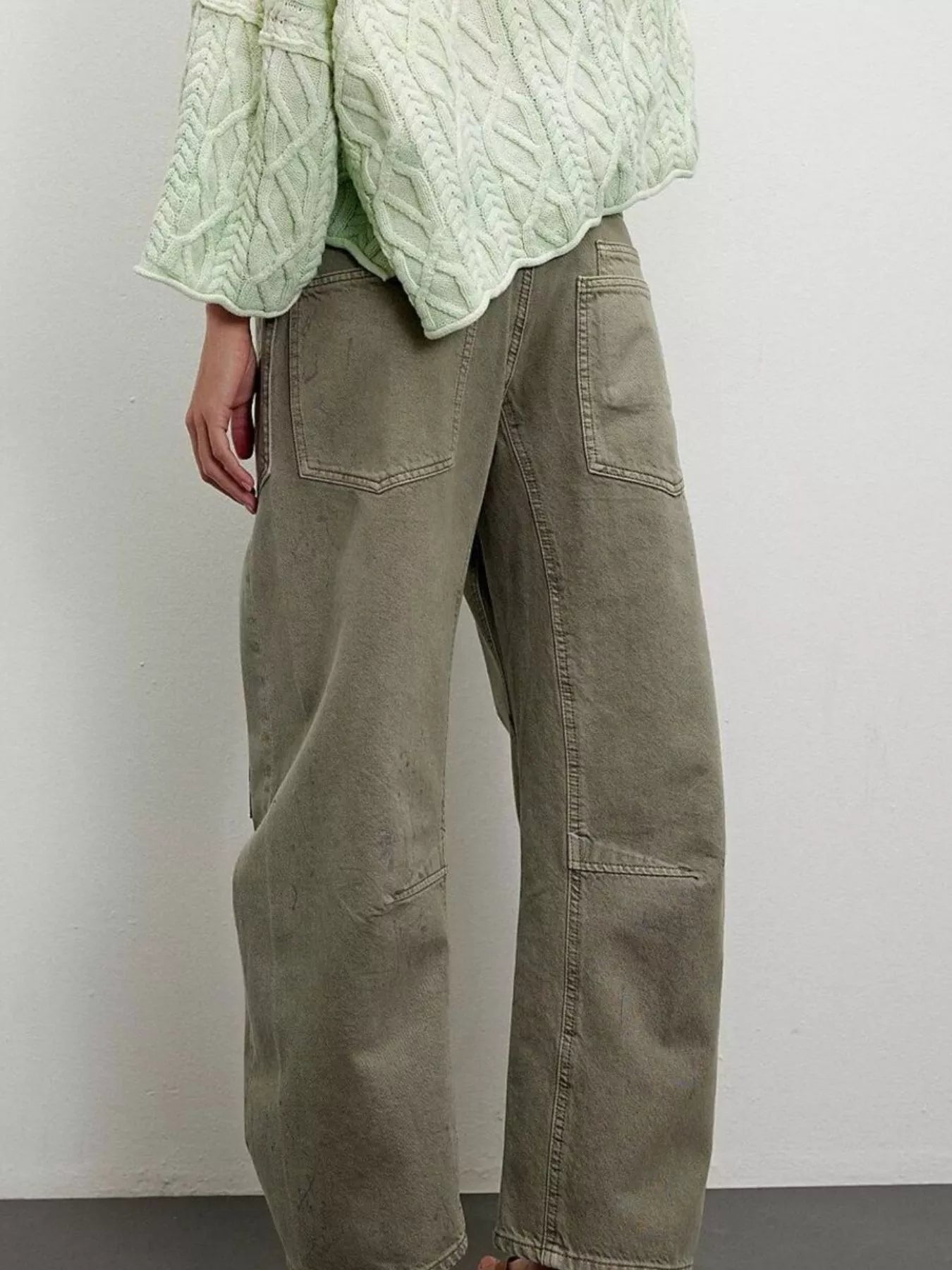 Washed Relaxed Fit Jeans - cas7m