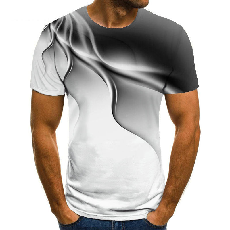 Personalized 3D digital printed T-shirt - cas7m