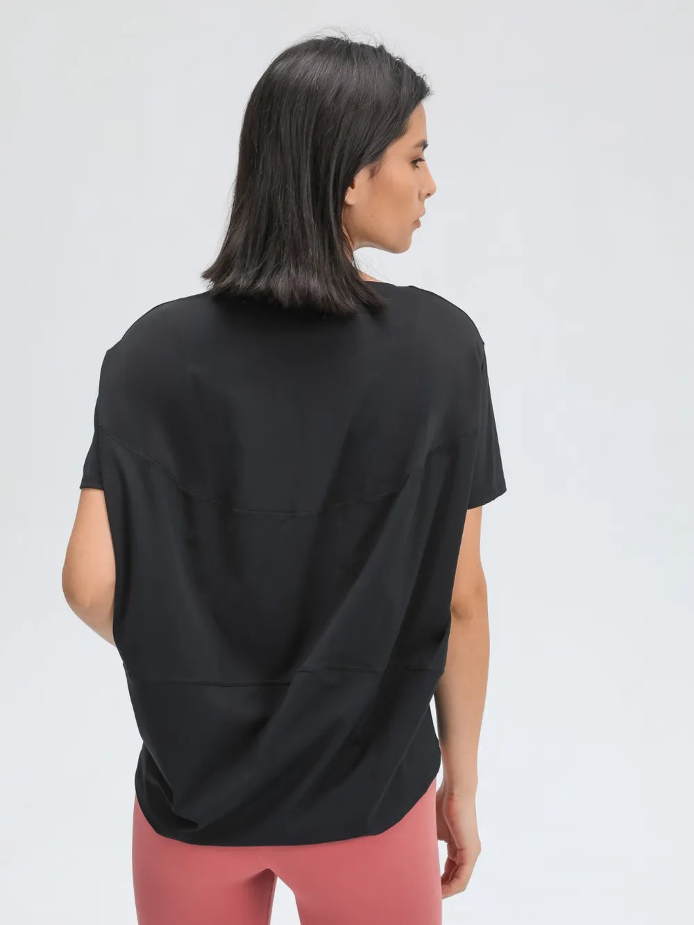 Millennia Round Neck Short Sleeve Active T-Shirt - cas7m