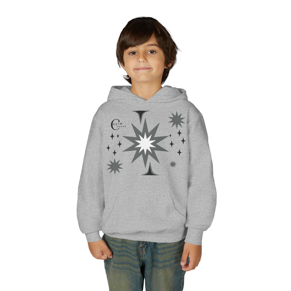 Youth Heavy Blend Hooded Sweatshirt - cas7m