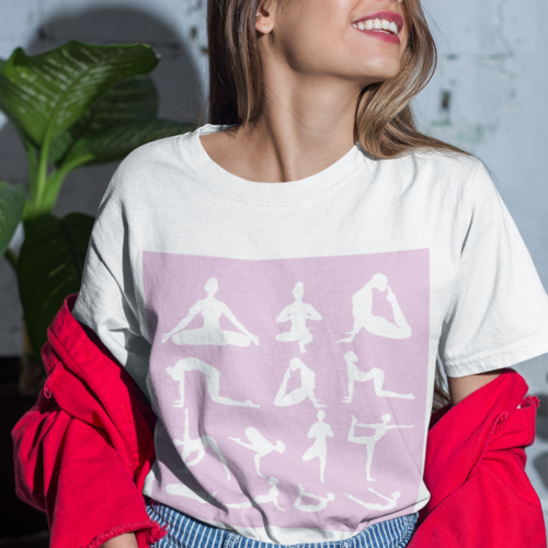 Yoga Sanctuary Print T-Shirt - cas7m