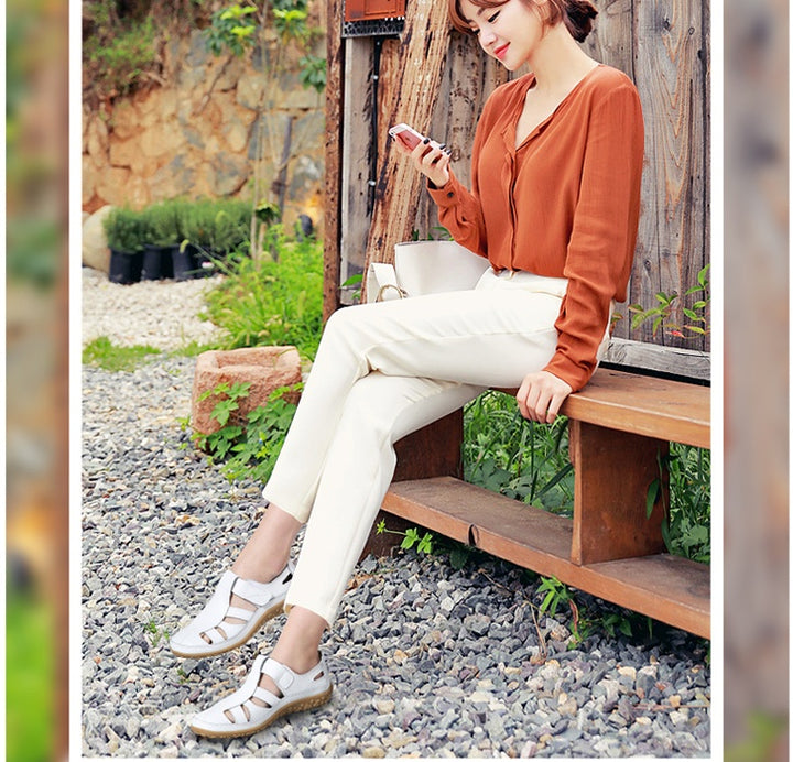 Fashion hollow sandals - cas7m