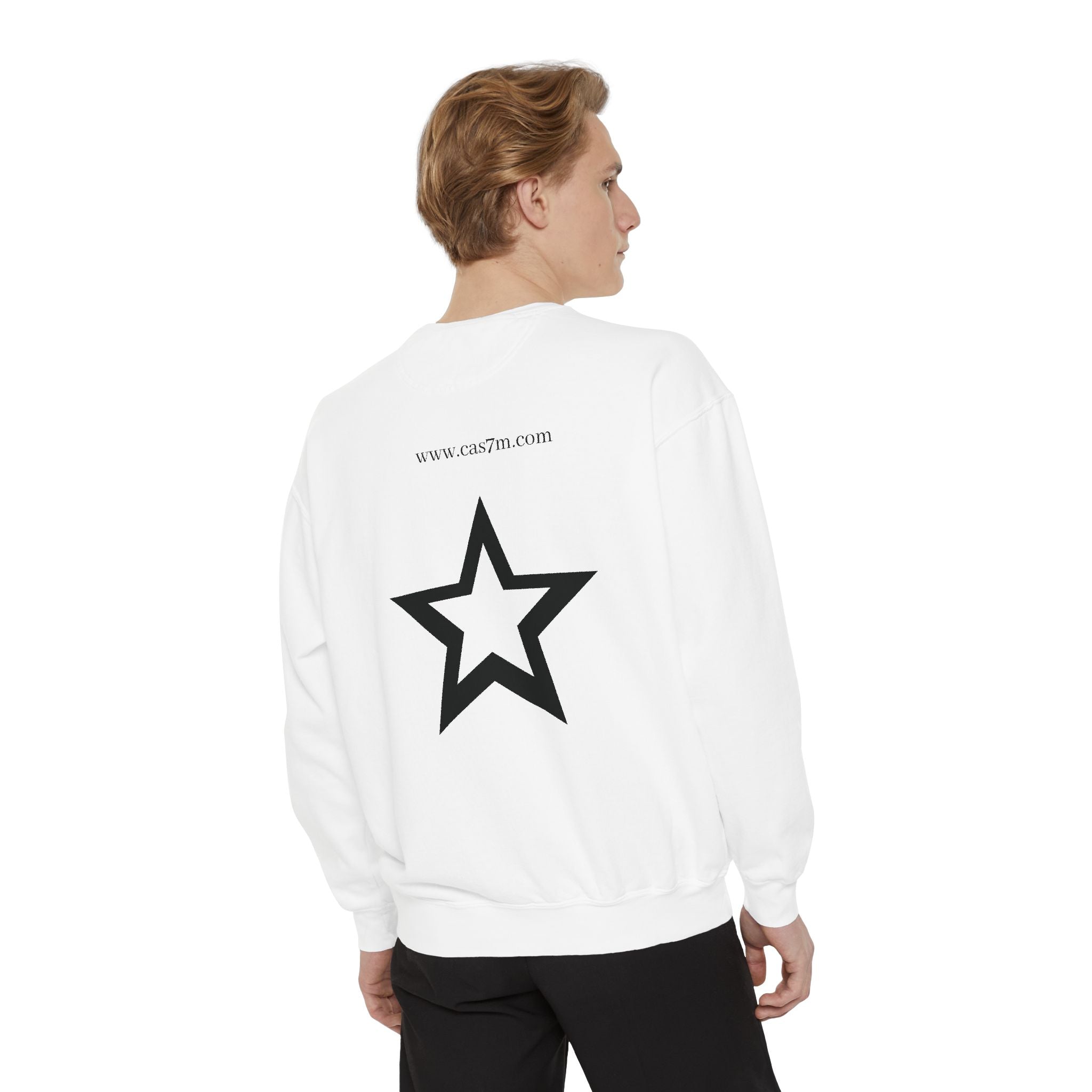 Unisex Garment-Dyed Sweatshirt - cas7m